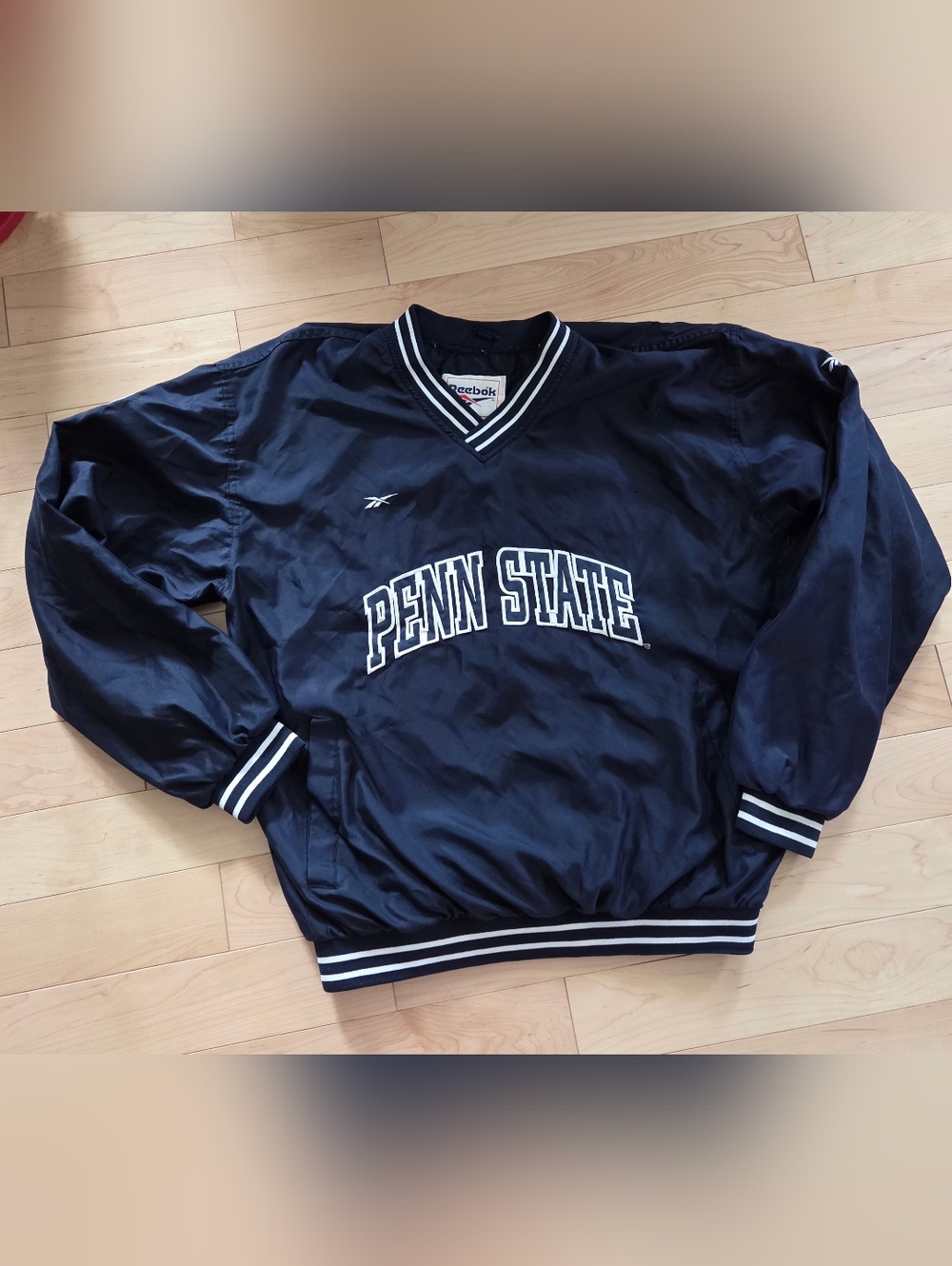 Vintage Reebok Penn State Navy Pullover Windbreaker